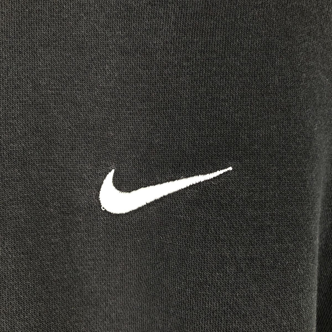 Nike Sweat Pullover Hoodie, Men's Size M cotton black type Vintage Second Hand