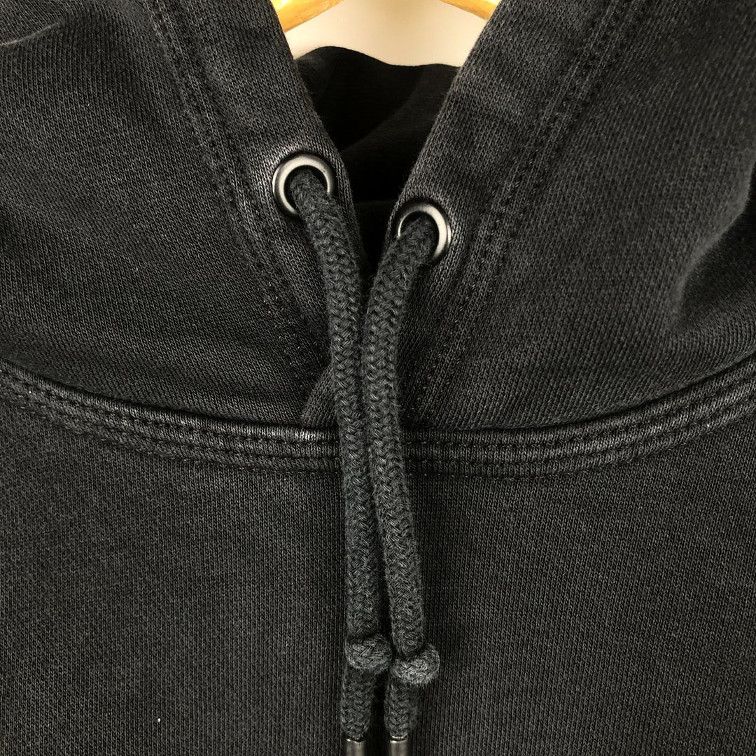 Nike Sweat Pullover Hoodie, Men's Size M cotton black type Vintage Second Hand