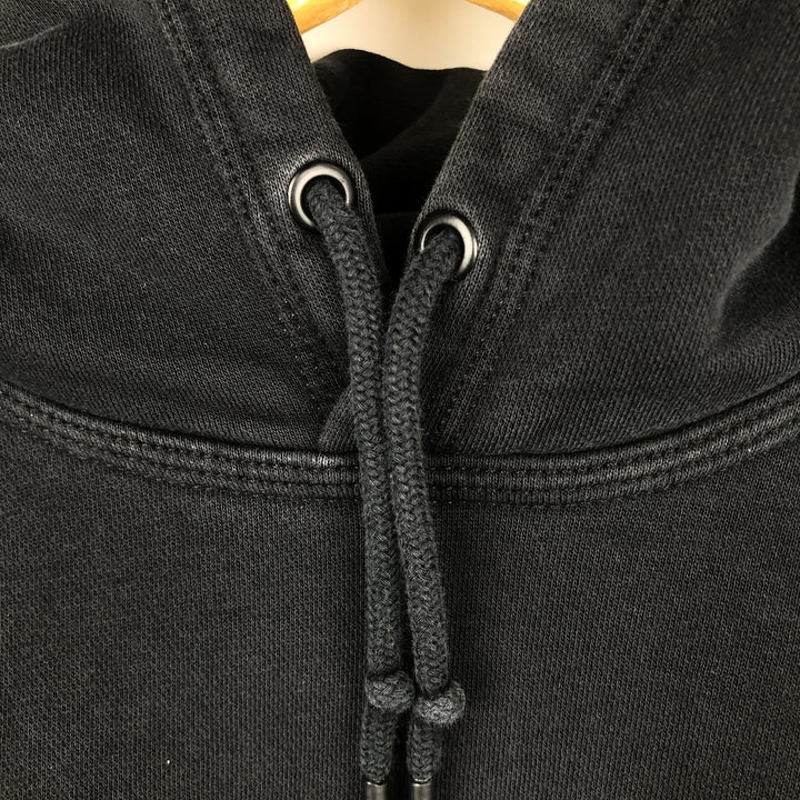 Nike Sweat Pullover Hoodie, Men's Size M cotton black type Vintage Second Hand