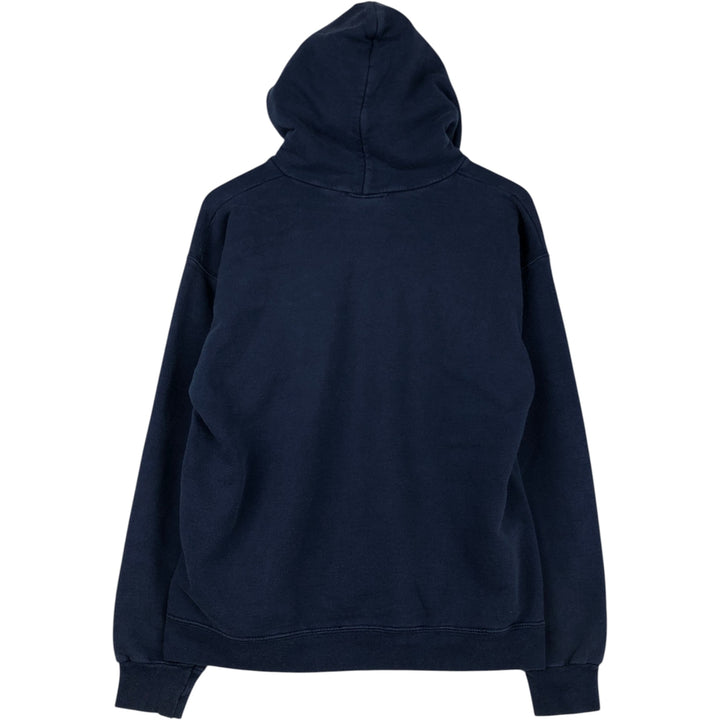 Thrasher Fire Pattern Pullover Hoodie, Men's Size M cotton navy blue type Vintage Second Hand