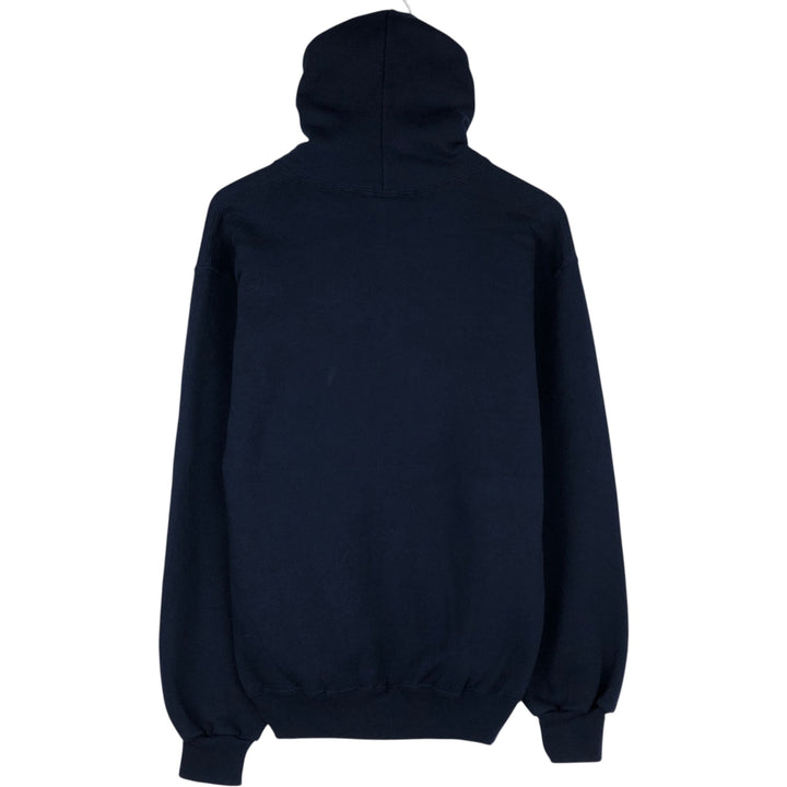 80s-90'S Russell College Sweatshirt Pullover Hoodie, Men's Size M (Equivalent), Vintage cotton navy blue type Vintage Second Hand