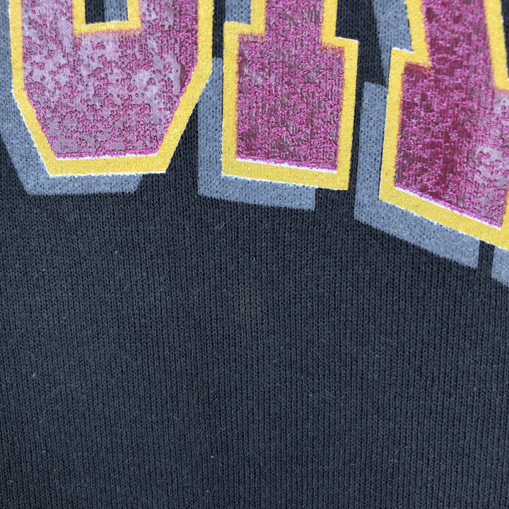 90'S Fruit of the Loom Washington Redskins sweatshirt pullover hoodie, made in USA, men's size XL equivalent. cotton black type Vintage Second Hand