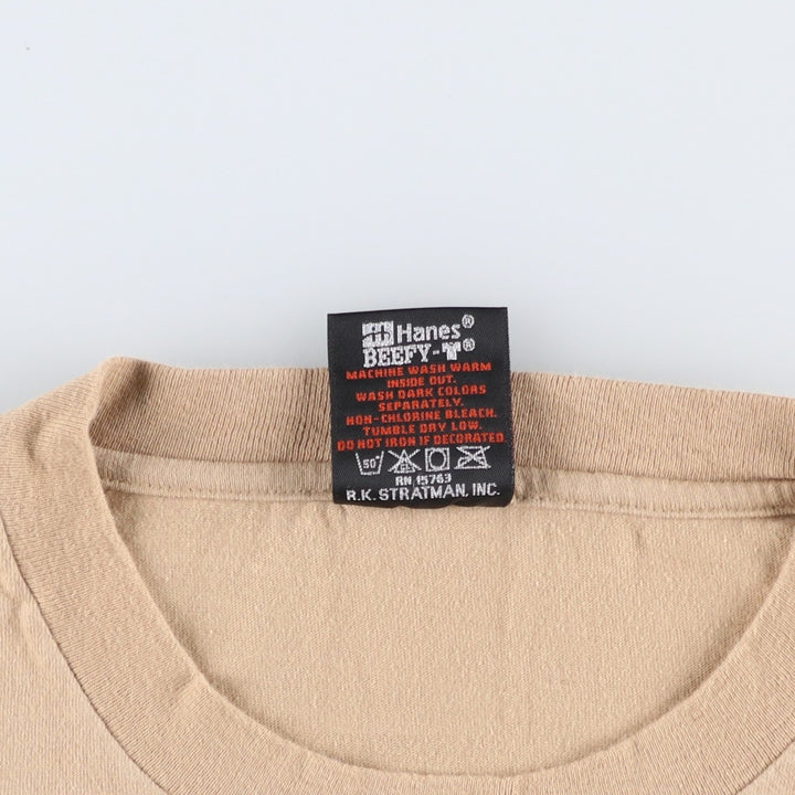 90'S Harley-Davidson Motorcycle Bike T-shirt Made in USA Men's XL Vintage cotton Beige type Vintage Second Hand