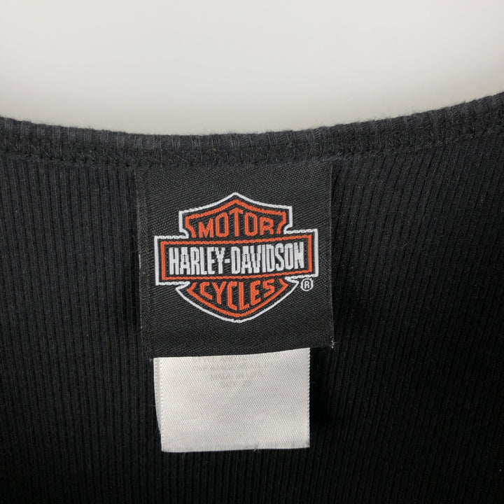 Harley-Davidson Tank Top, Made in USA, Men's Size XXL (equivalent) cotton black type Vintage Second Hand
