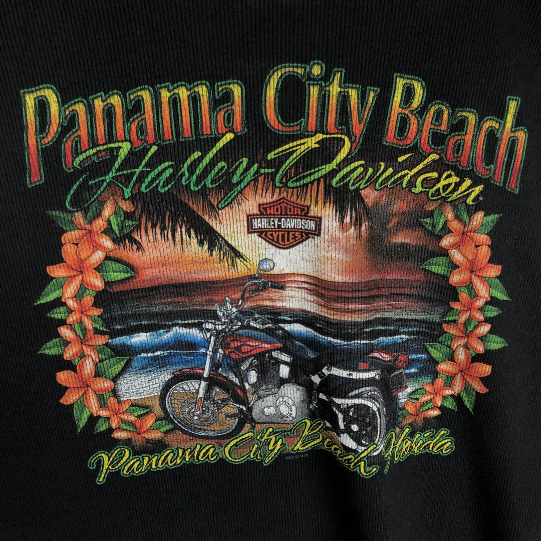 Harley-Davidson Tank Top, Made in USA, Men's Size XXL (equivalent) cotton black type Vintage Second Hand