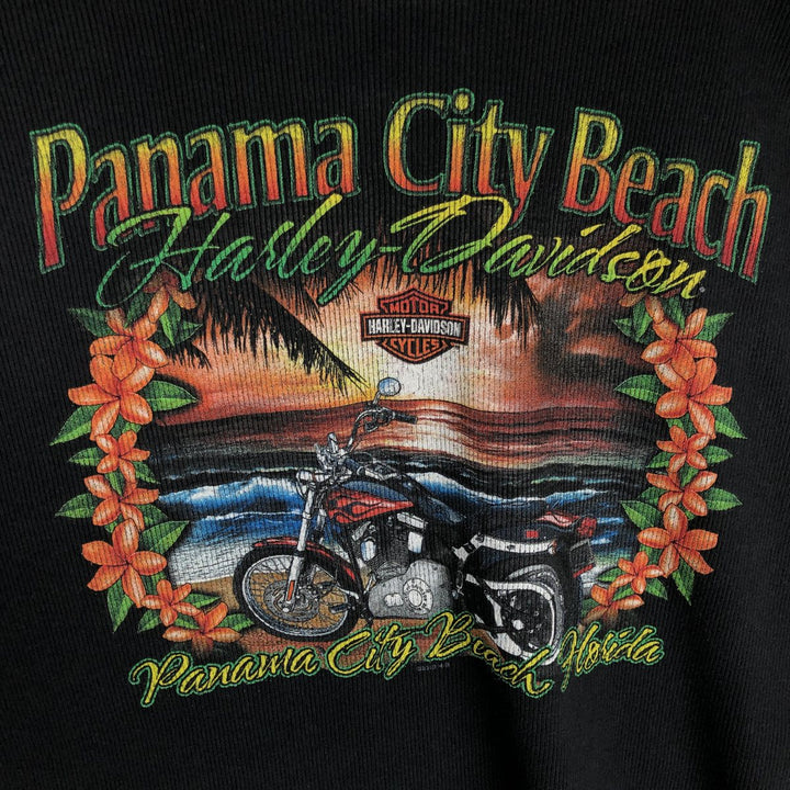 Harley-Davidson Tank Top, Made in USA, Men's Size XXL (equivalent) cotton black type Vintage Second Hand