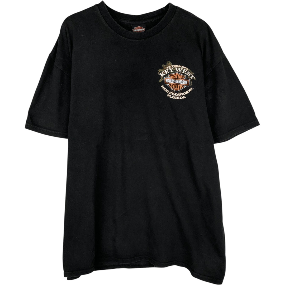 Harley-Davidson Motorcycle Bike T-shirt, Men's XL size cotton black type Vintage Second Hand
