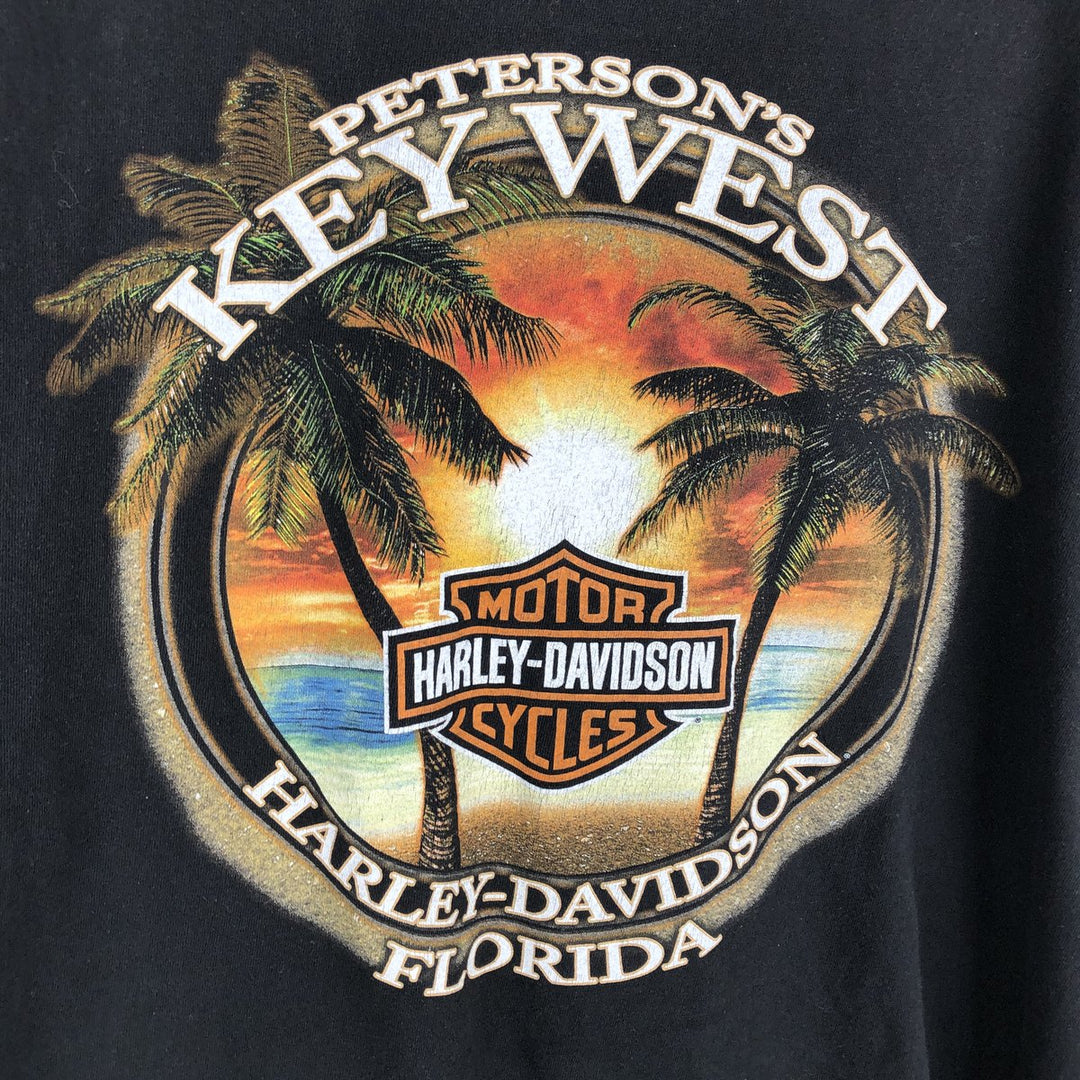 Harley-Davidson Motorcycle Bike T-shirt, Men's XL size cotton black type Vintage Second Hand