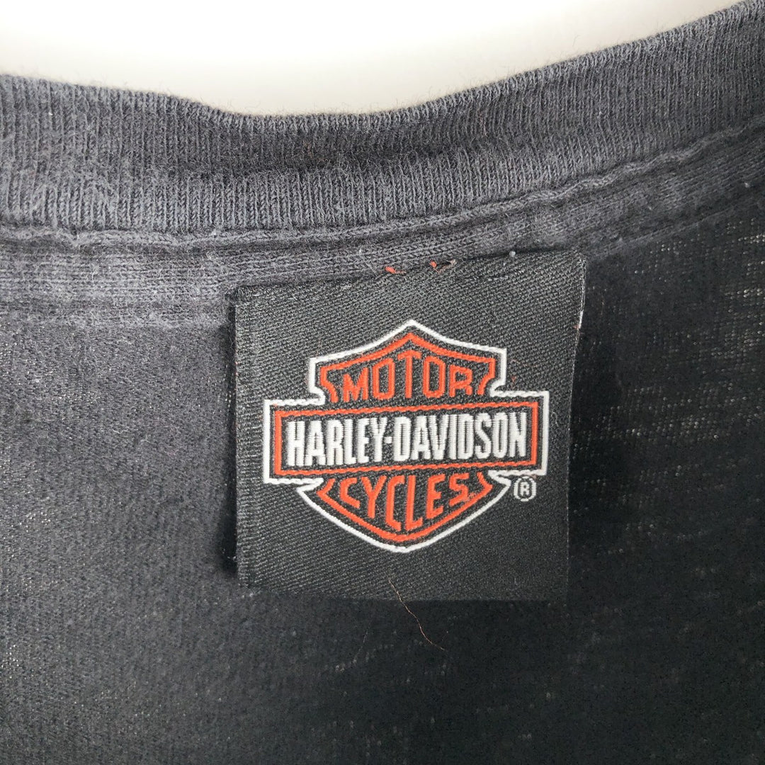 Harley-Davidson Motorcycle Bike T-shirt, Men's XL size cotton black type Vintage Second Hand