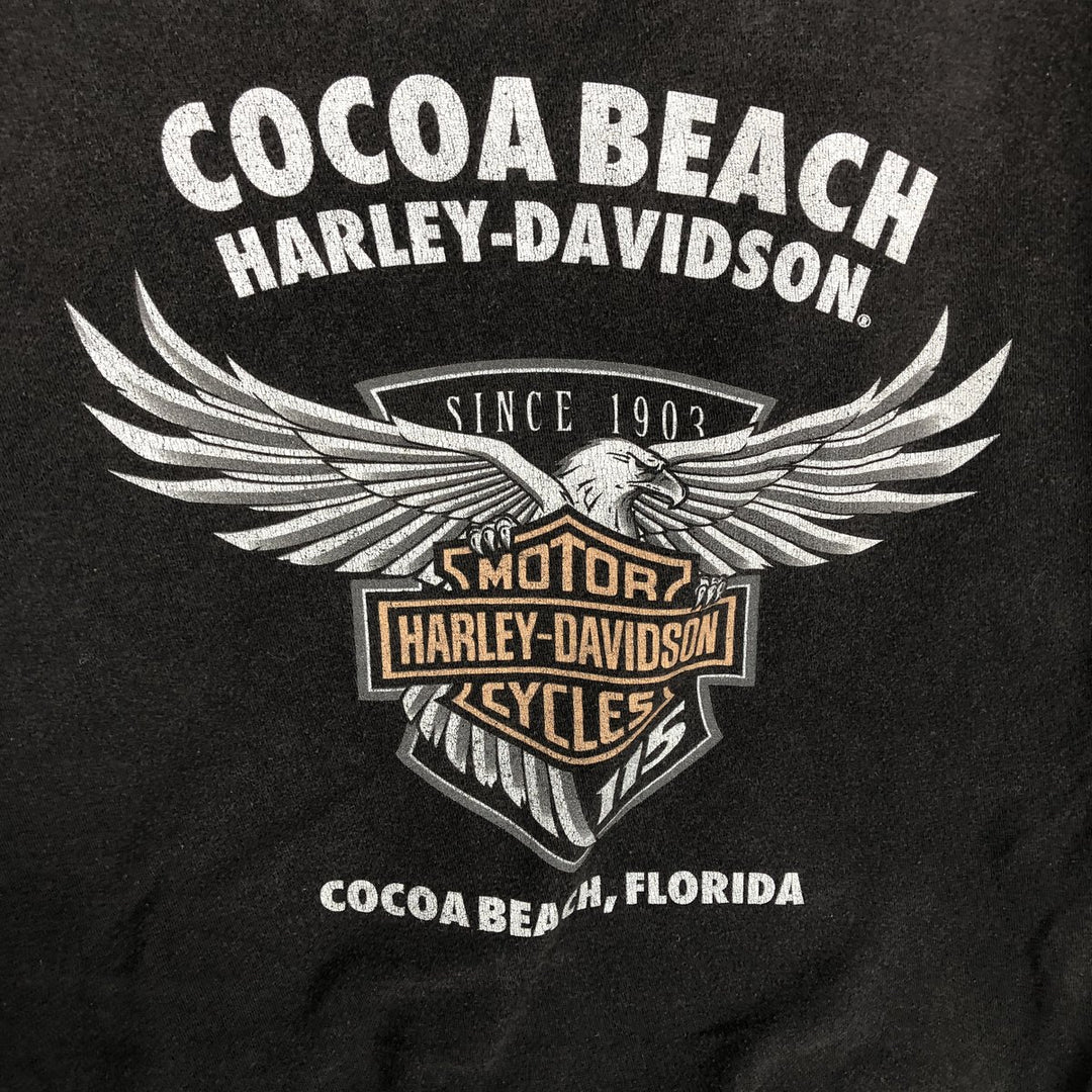 Harley-Davidson Motorcycle Bike T-shirt, Men's XL size cotton black type Vintage Second Hand