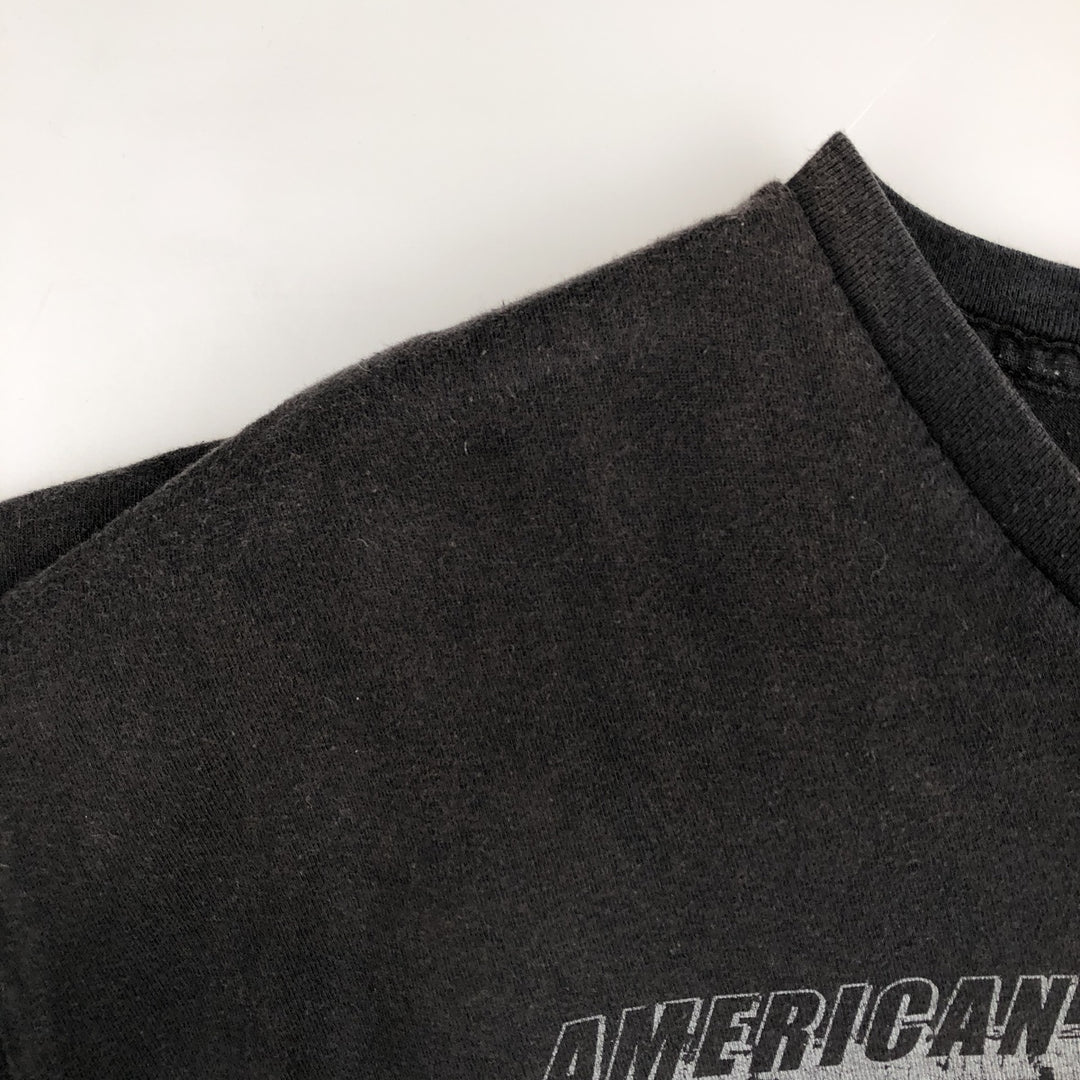 Harley-Davidson Motorcycle Bike T-shirt, Men's XL size cotton black type Vintage Second Hand