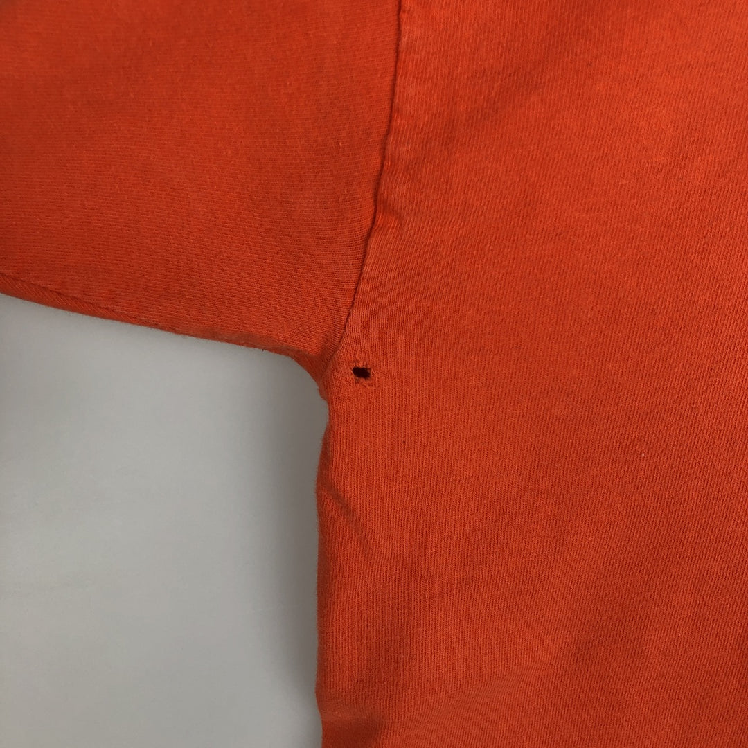 Harley-Davidson Motorcycle Bike T-shirt, Men's XL size unclear orange type Vintage Second Hand
