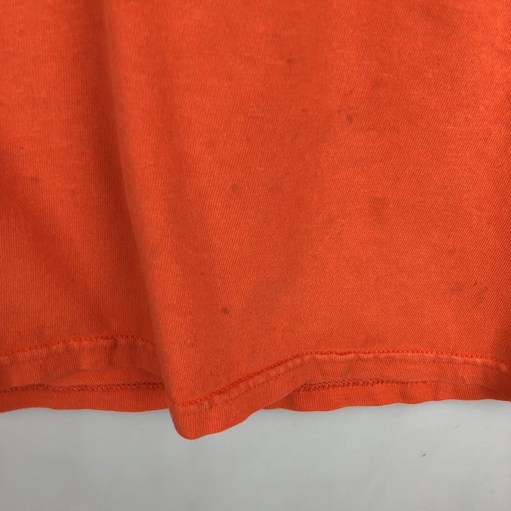 Harley-Davidson Motorcycle Bike T-shirt, Men's XL size unclear orange type Vintage Second Hand