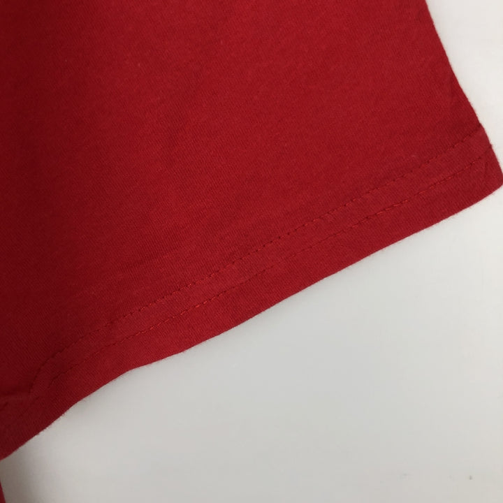 Harley-Davidson Motorcycle Bike T-shirt Made in USA Men's L size cotton red type Vintage Second Hand