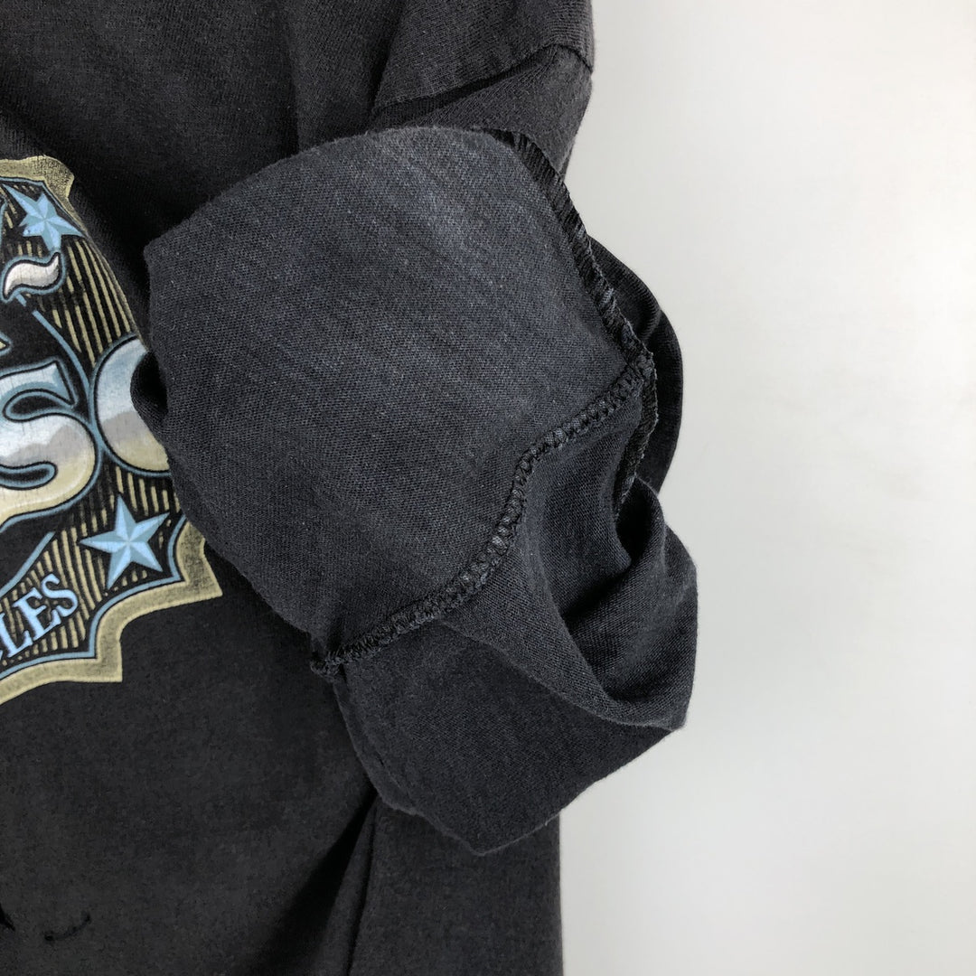 Harley-Davidson Motorcycle Bike T-shirt, Men's Size L cotton black type Vintage Second Hand
