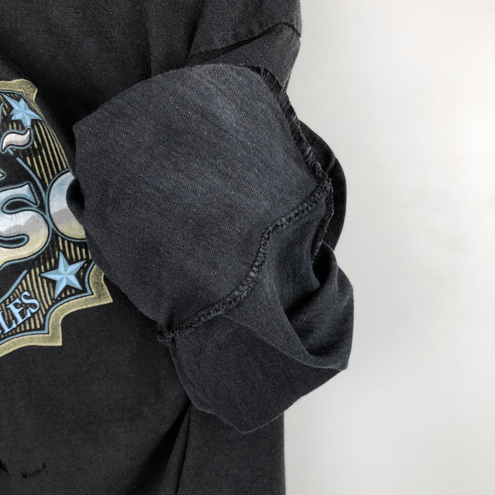 Harley-Davidson Motorcycle Bike T-shirt, Men's Size L cotton black type Vintage Second Hand