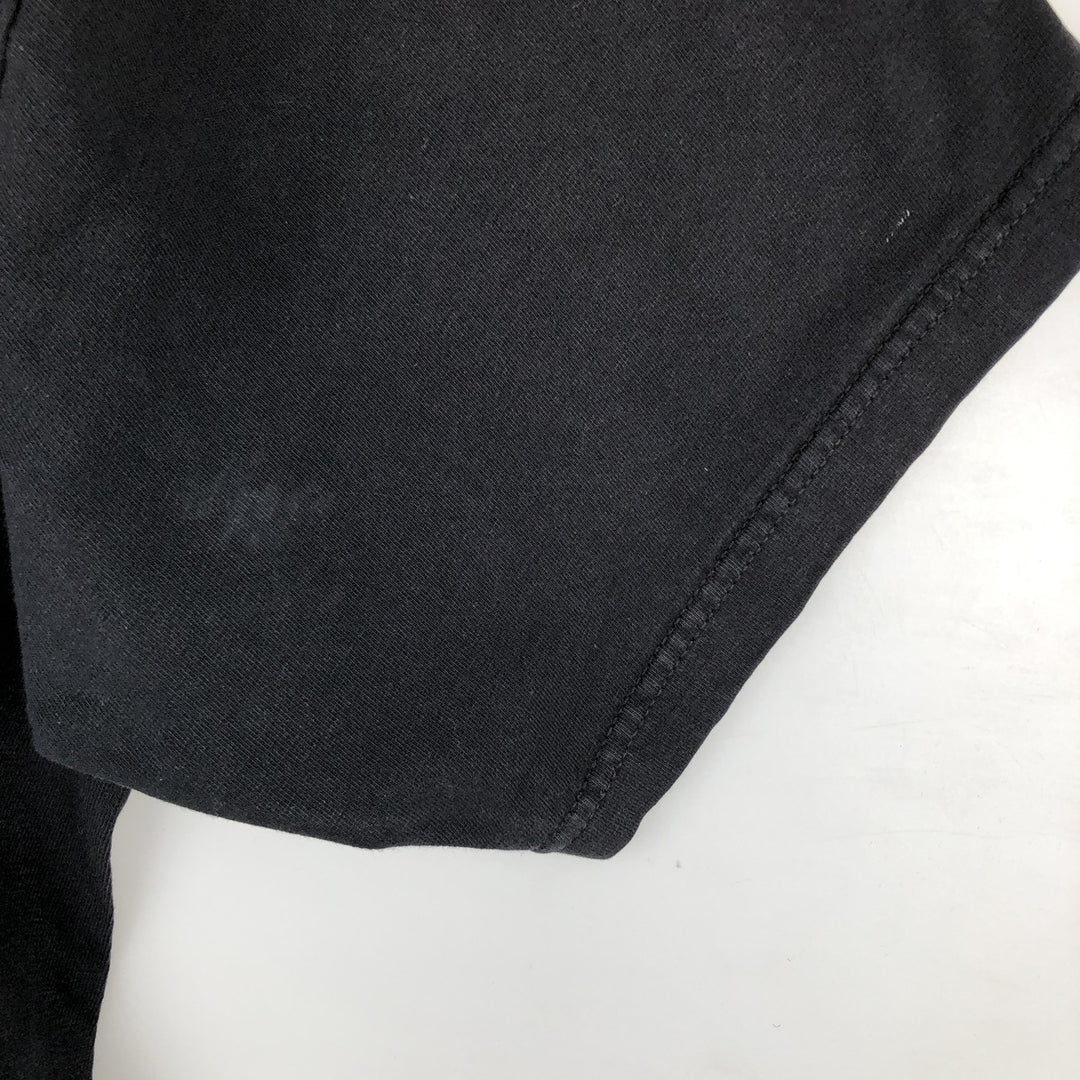 00'S Harley-Davidson Fire Pattern Motorcycle Bike T-Shirt Made in USA Men's XL cotton black type Vintage Second Hand