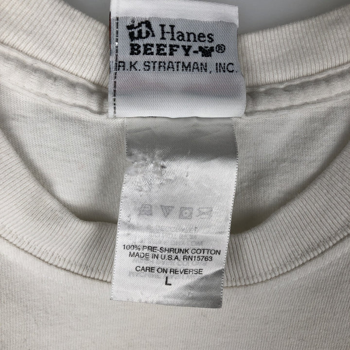 00'S Harley-Davidson Motorcycle Bike T-shirt Made in USA Men's L size cotton white type Vintage Second Hand