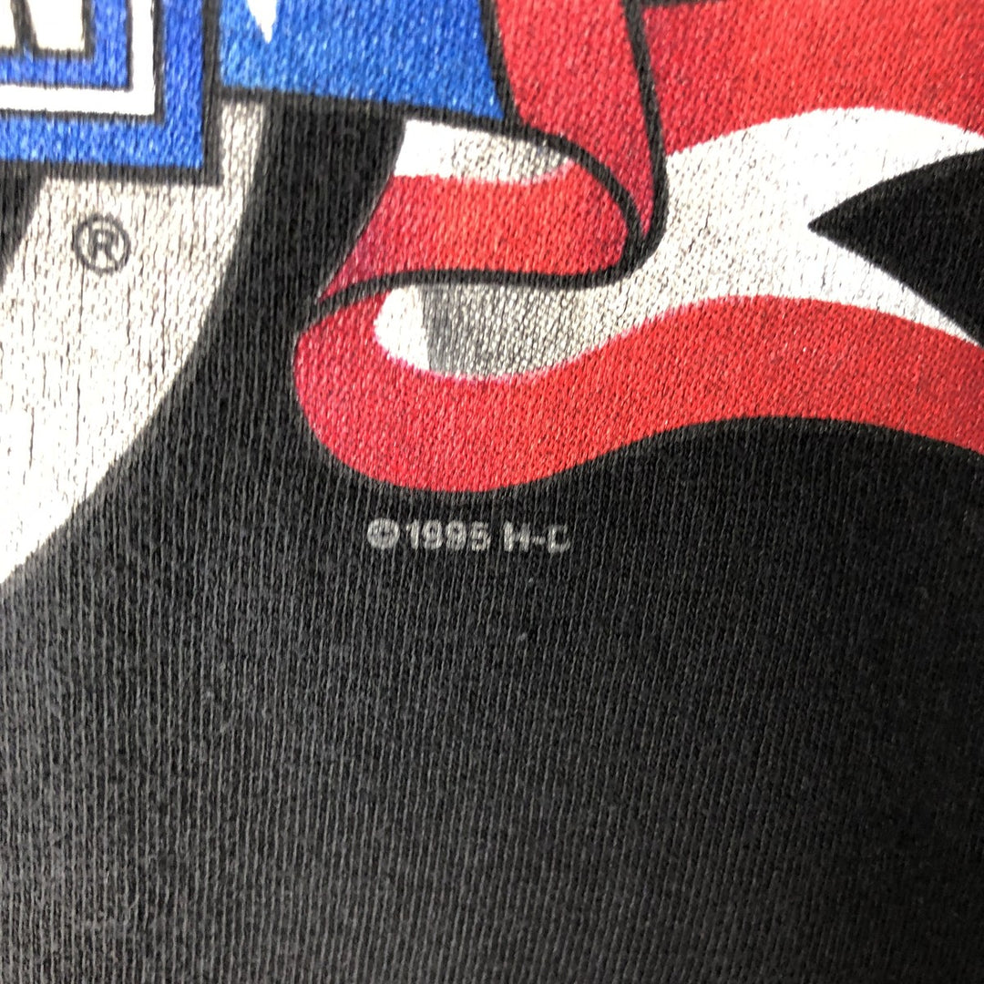 90'S Harley Davidson Stars and Stripes Motorcycle Bike T-Shirt Made in USA Men's XL Vintage cotton black type Vintage Second Hand