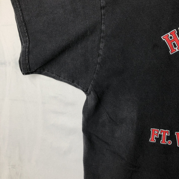 Harley-Davidson Motorcycle Bike T-shirt Made in USA Men's XL cotton black type Vintage Second Hand