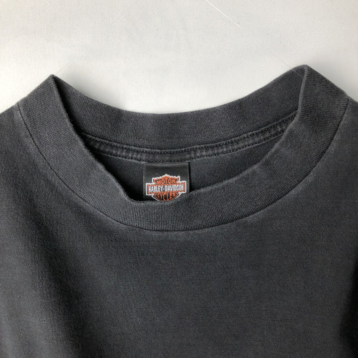 90'S Harley-Davidson Motorcycle Bike T-shirt Made in USA Men's XL Vintage cotton black type Vintage Second Hand