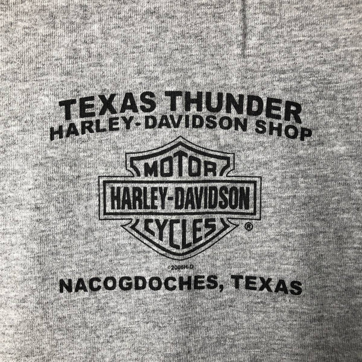 2000'S Harley-Davidson Eagle Pattern Sleeveless Motorcycle T-Shirt (Men's Size L) unclear gray type Vintage Second Hand