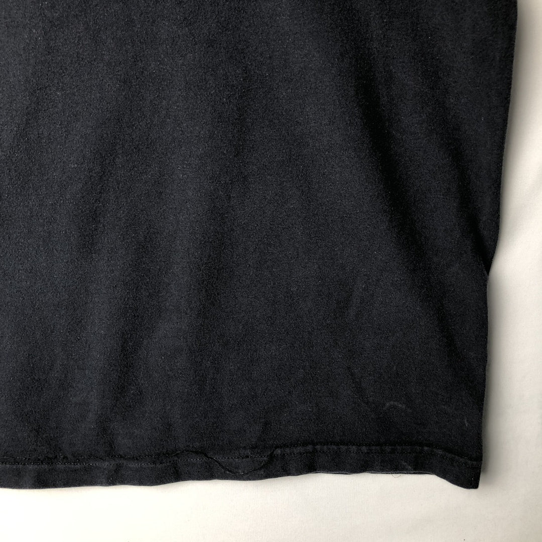 00'S Harley-Davidson Eagle Pattern Motorcycle Bike T-shirt Men's XL unclear black type Vintage Second Hand