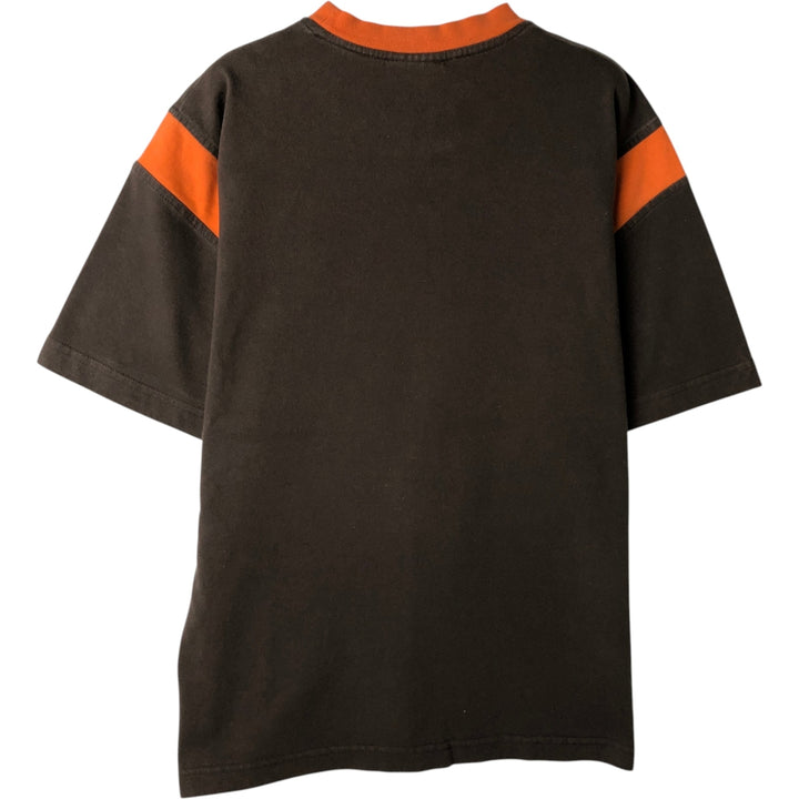 NFL Cleveland Browns sports t-shirt, men's size S (approx.) unclear brown type Vintage Second Hand