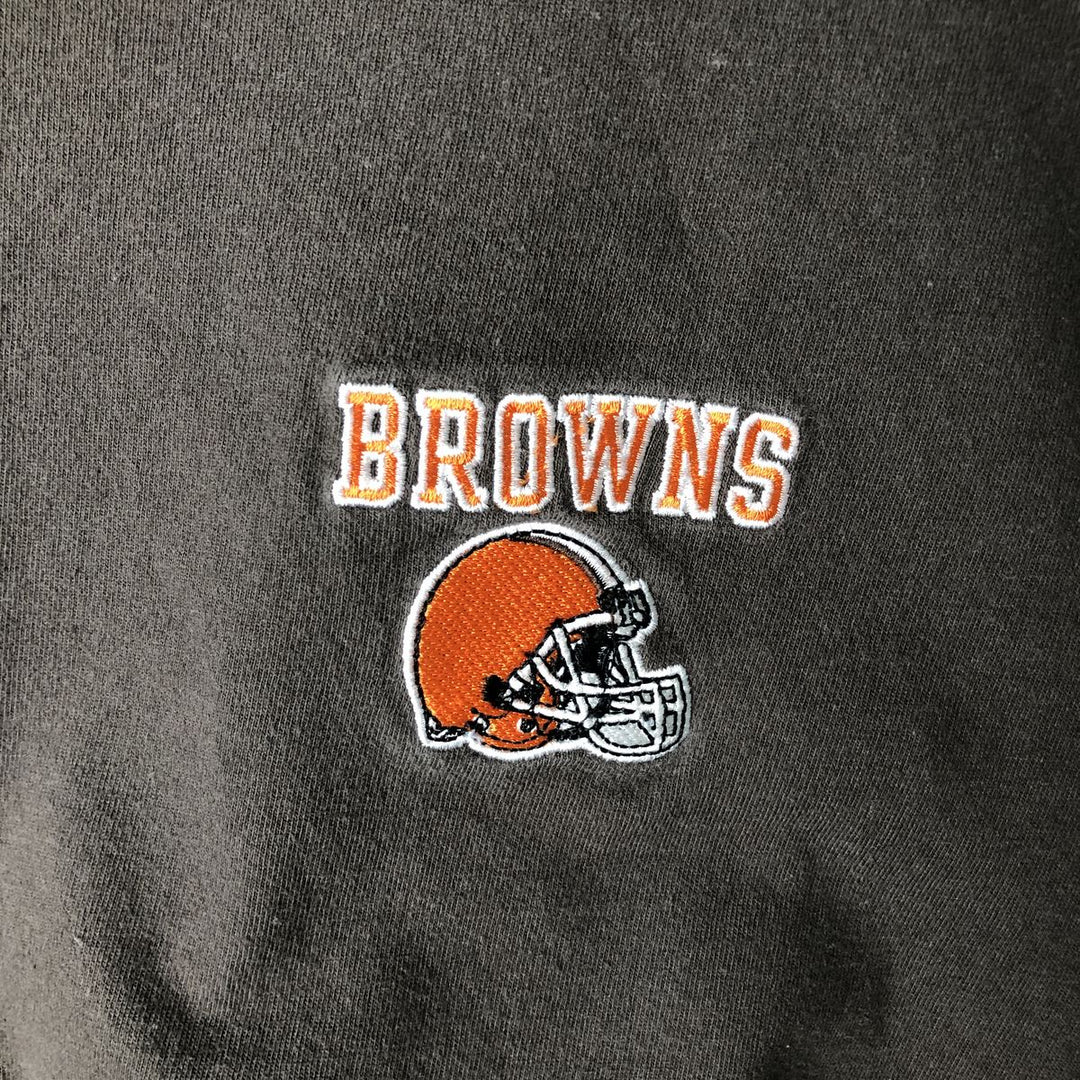NFL Cleveland Browns sports t-shirt, men's size S (approx.) unclear brown type Vintage Second Hand