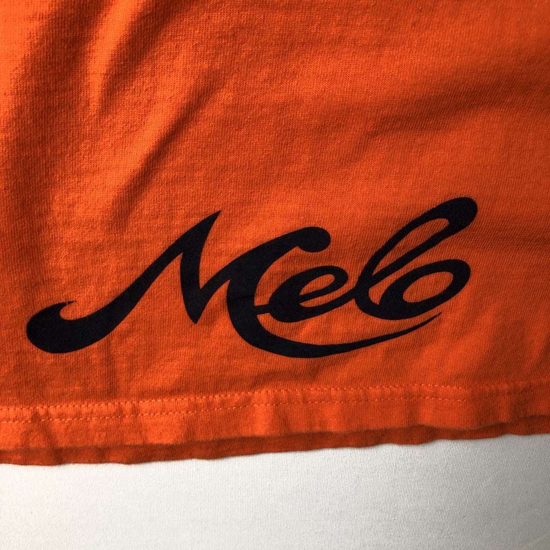 Nike Jordan Brand sports print t-shirt, men's size XL (approx.) cotton orange type Vintage Second Hand