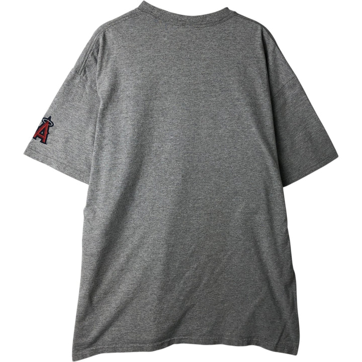 2000'S Nike Team MLB Los Angeles Angels sports print T-shirt, men's size XL (approx.) cotton gray type Vintage Second Hand