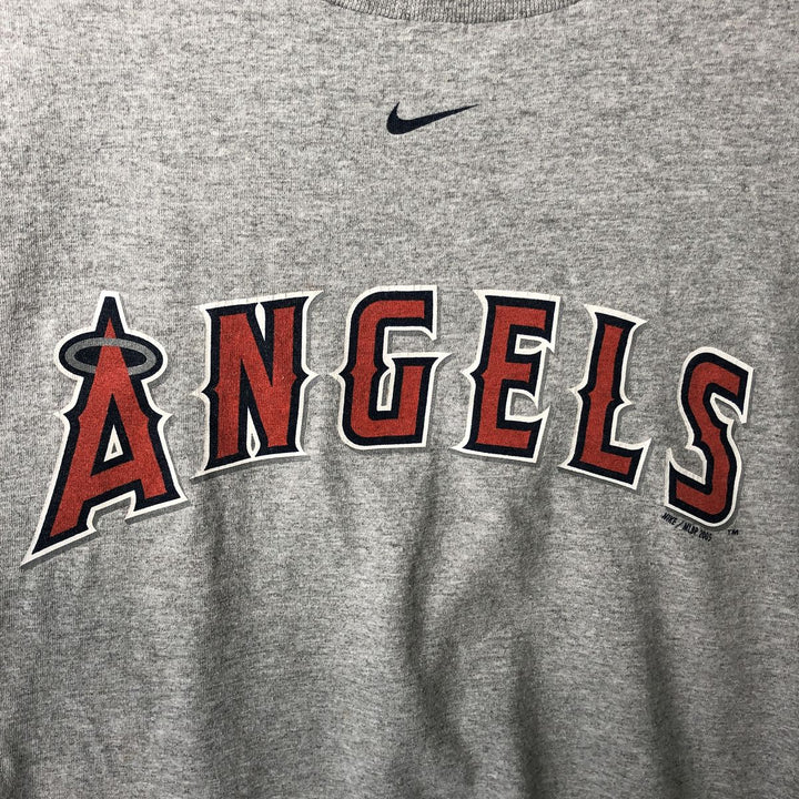 2000'S Nike Team MLB Los Angeles Angels sports print T-shirt, men's size XL (approx.) cotton gray type Vintage Second Hand