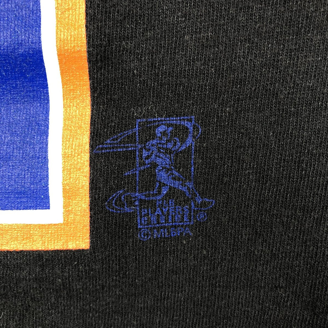 MAJESTIC MLB NEW YORK METS Sports Print T-Shirt (Men's Size L) cotton black type Vintage Second Hand