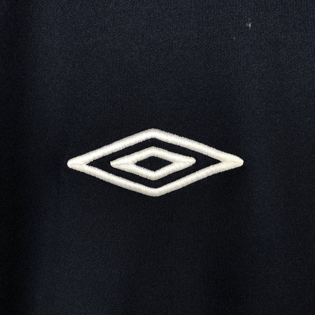 Umbro England national football team game shirt, made in the UK, men's size L equivalent. polyester blue type Vintage Second Hand