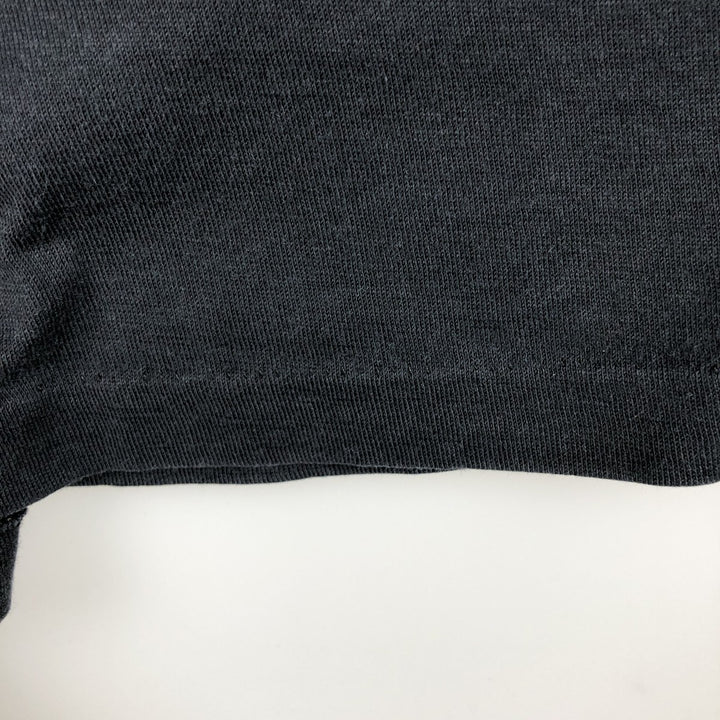 90'S Starter sports print t-shirt, made in Canada, men's size XL equivalent, vintage. cotton black type Vintage Second Hand