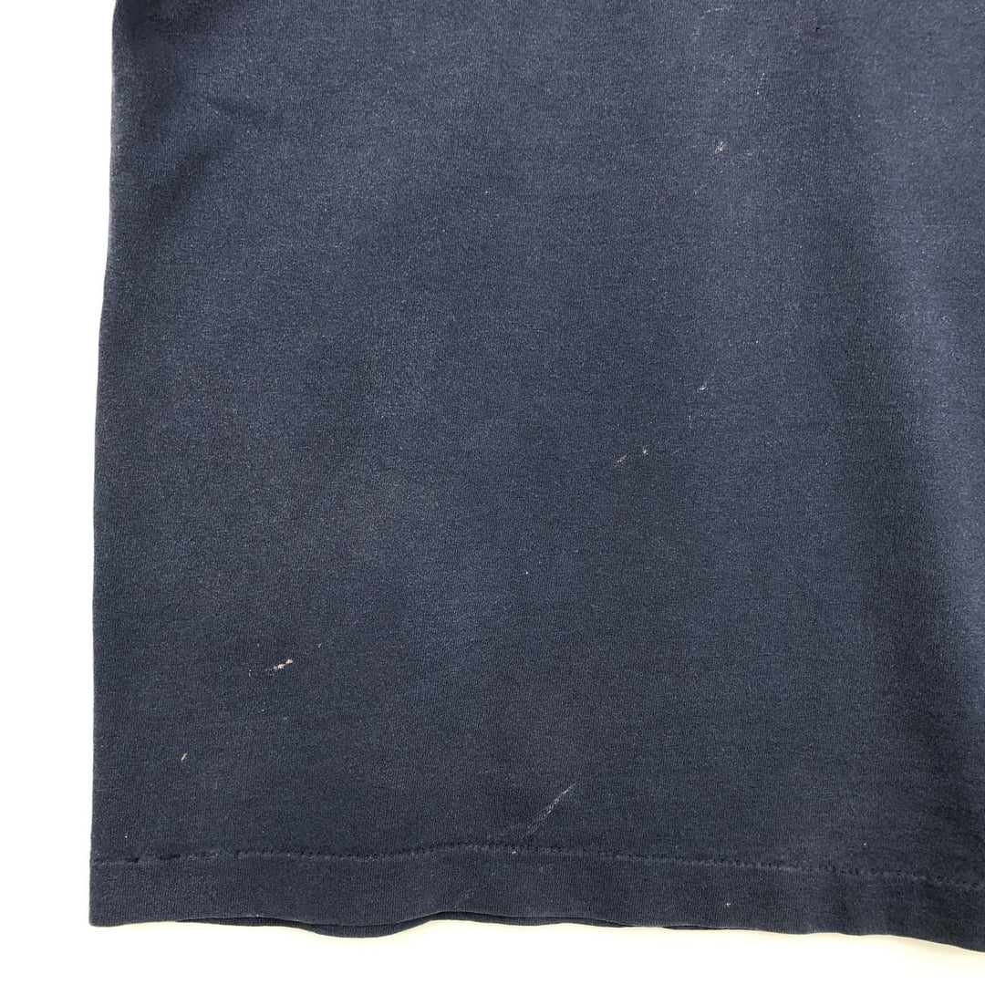 NFL Dallas Cowboys sports print T-shirt, Made in USA, Men's size L (approx.) cotton navy blue type Vintage Second Hand