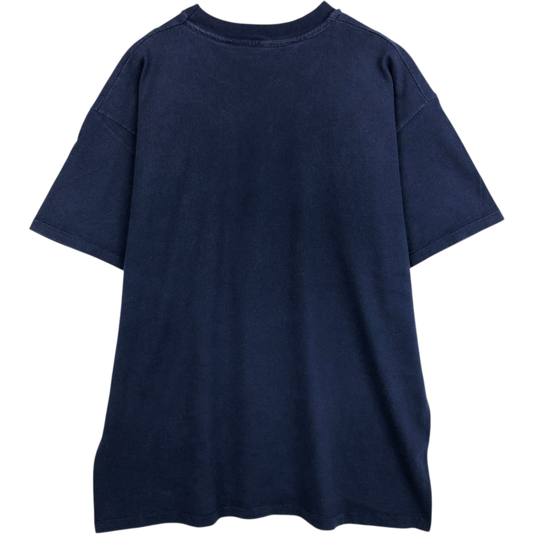 NFL SAN DIEGO CHARGERS sports print T-shirt, men's size XL (approx.) unclear navy blue type Vintage Second Hand