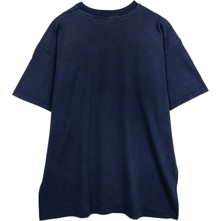 NFL SAN DIEGO CHARGERS sports print T-shirt, men's size XL (approx.) unclear navy blue type Vintage Second Hand