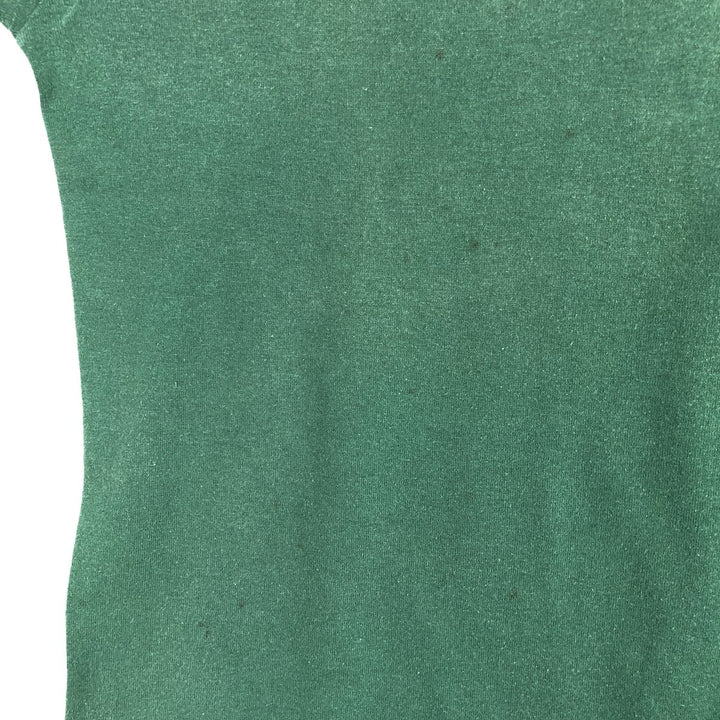 80'S Trench NFL Green Bay Packers sports print T-shirt, Made in USA, Men's size L equivalent, Vintage cotton green type Vintage Second Hand