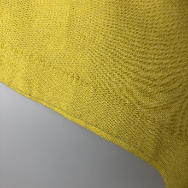 90'S Screen Stars Lee Sports Print T-Shirt, Made in USA, Men's XL equivalent, Vintage cotton yellow type Vintage Second Hand