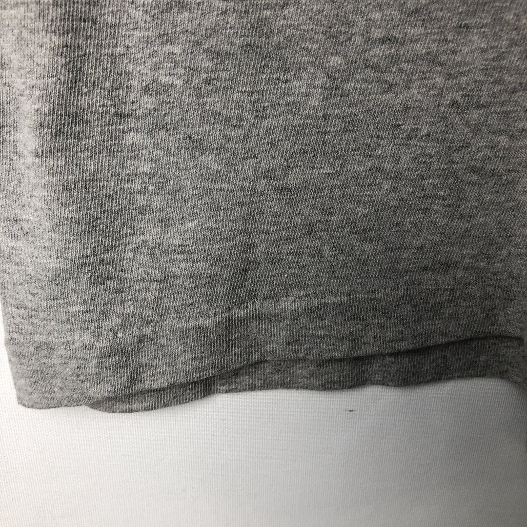 90'S Bulletin Athletic NFL Minnesota Vikings sports print T-shirt, Made in Canada, Men's size L equivalent, Vintage unclear gray type Vintage Second Hand