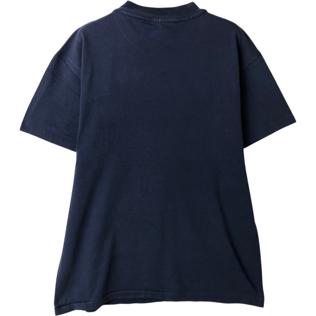 90'S ChampKnit NFL Dallas Cowboys Sports Print T-Shirt, Made in USA, Men's Size M (Equivalent), Vintage cotton navy blue type Vintage Second Hand