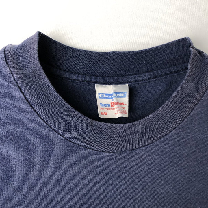 90'S ChampKnit NFL Dallas Cowboys Sports Print T-Shirt, Made in USA, Men's Size M (Equivalent), Vintage cotton navy blue type Vintage Second Hand