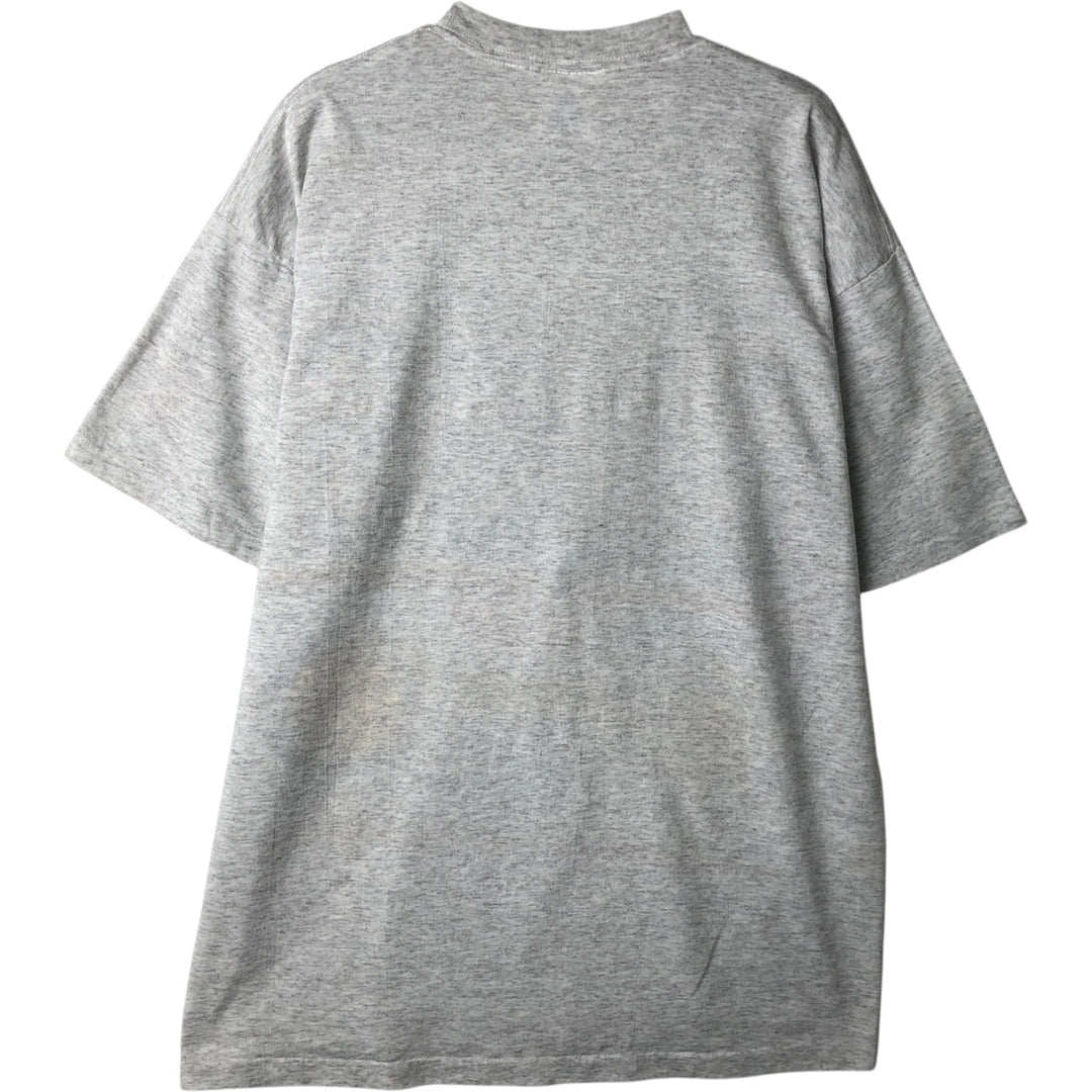 90'S Saturday's Hero MLB Chicago Cubs Sports Print T-Shirt, Made in USA, Men's XL equivalent, Vintage cotton gray type Vintage Second Hand