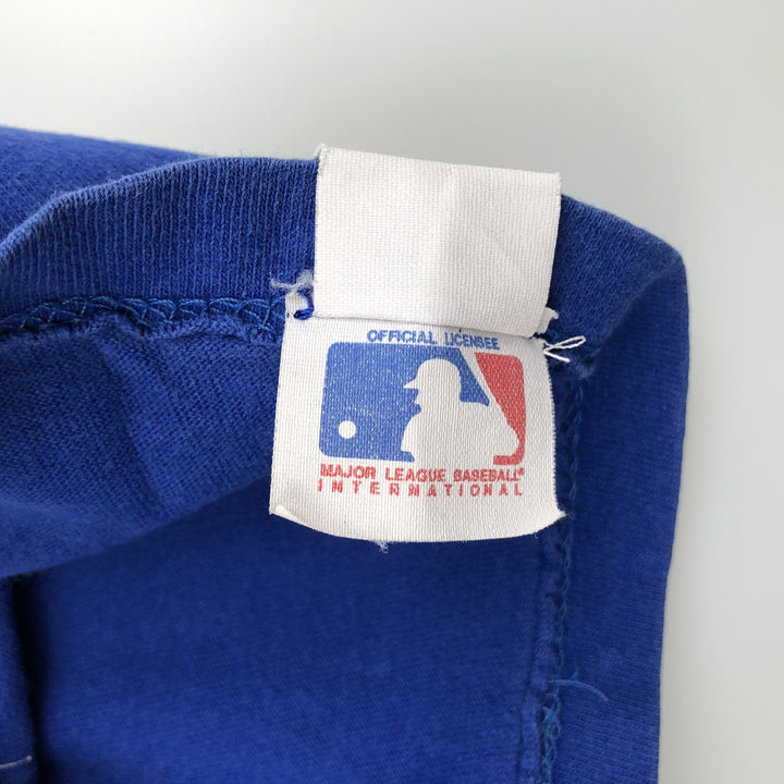 The Game MLB NEW YORK METS Sports Print T-Shirt, Men's Size L (Equivalent), Vintage cotton blue type Vintage Second Hand