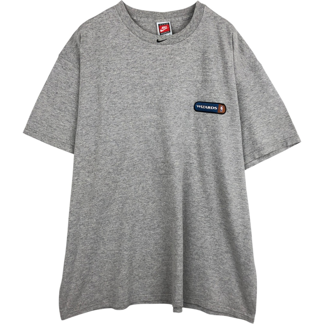 90s-00'S Nike Team Sports Print T-Shirt, Made in USA, Men's Size L (approx.), Vintage cotton gray type Vintage Second Hand
