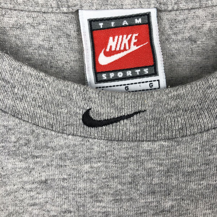 90s-00'S Nike Team Sports Print T-Shirt, Made in USA, Men's Size L (approx.), Vintage cotton gray type Vintage Second Hand