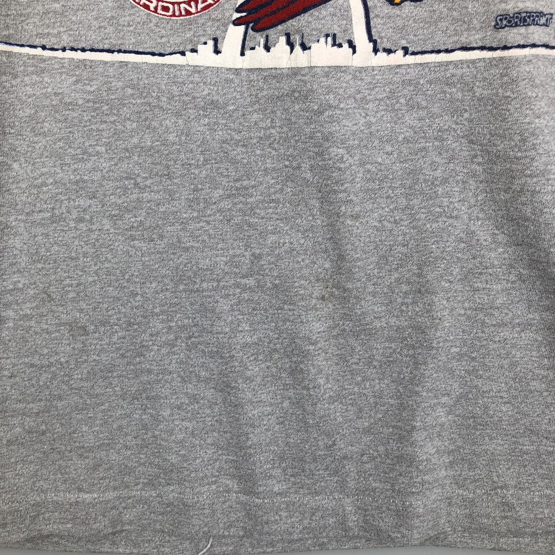 80s-90'S Screen Stars MLB St. Louis Cardinals Sports Print T-Shirt, Made in USA, Men's Size L (approx.), Vintage cotton gray type Vintage Second Hand