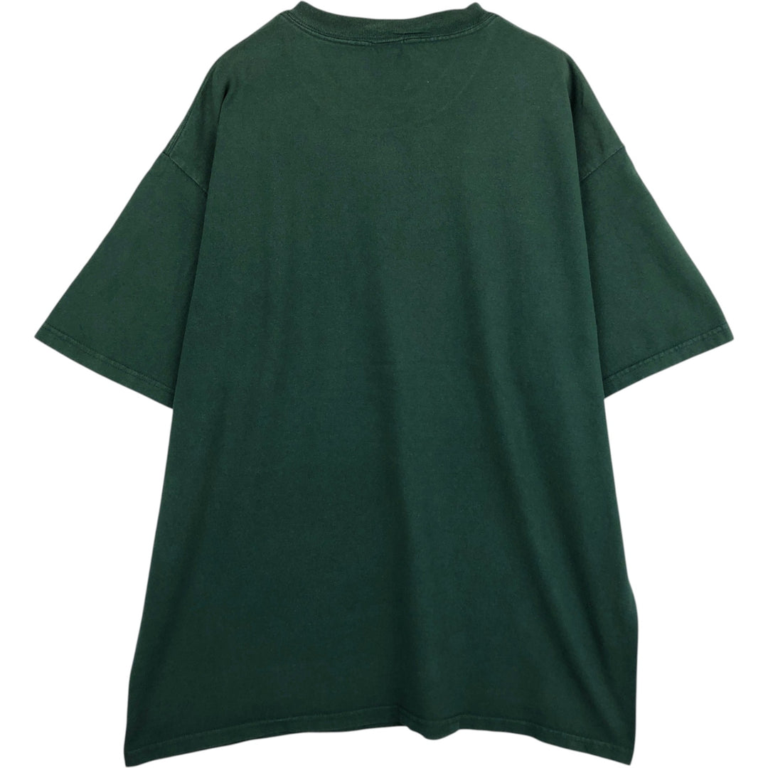 CSA NFL Green Bay Packers Sports T-Shirt, Made in USA, Men's Size L (approx.) cotton green type Vintage Second Hand