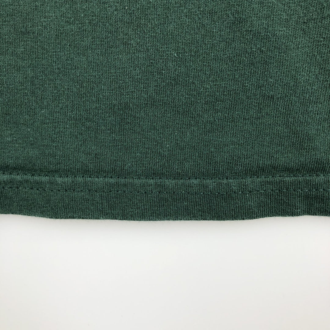 CSA NFL Green Bay Packers Sports T-Shirt, Made in USA, Men's Size L (approx.) cotton green type Vintage Second Hand